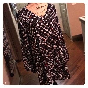 Fun and Flirty Black Patterned Dress
